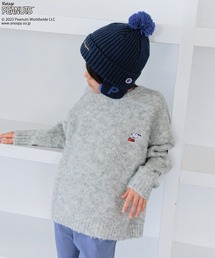 PEANUTS（ピーナッツ）の「[メンズとお揃い♪]【PEANUTS×BAYFLOW】ワンポイント刺繍ニット(KIDS)（ニット/セーター）」