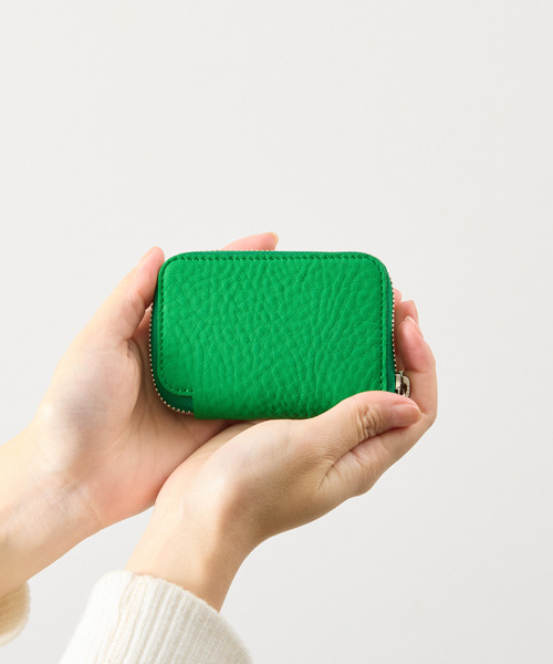ITTI（イッチ）の「ITTI イッチ / CRISTY COIN CARD WLT コインカードシュリンクレザーウォレット ミニウォレット スマートウォレット 2つ折り革財布 / ITTI-WLT-012-21Q3-4（財布・メンズ・グリーン・FREE）」の2枚目の写真