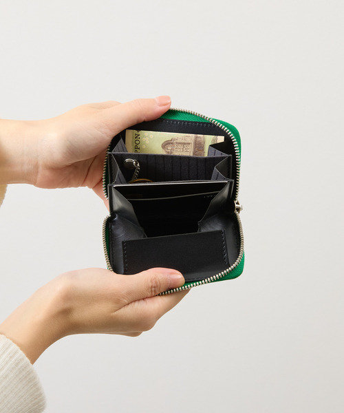 ITTI（イッチ）の「ITTI イッチ / CRISTY COIN CARD WLT コインカードシュリンクレザーウォレット ミニウォレット スマートウォレット 2つ折り革財布 / ITTI-WLT-012-21Q3-4（財布・メンズ・グリーン・FREE）」の5枚目の写真