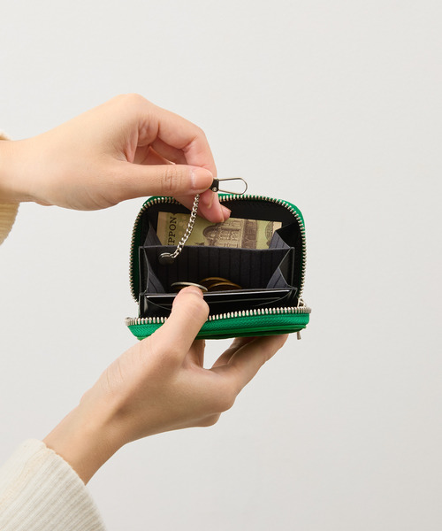 ITTI（イッチ）の「ITTI イッチ / CRISTY COIN CARD WLT コインカードシュリンクレザーウォレット ミニウォレット スマートウォレット 2つ折り革財布 / ITTI-WLT-012-21Q3-4（財布・メンズ・グリーン・FREE）」の8枚目の写真