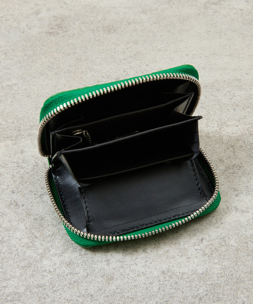 ITTI（イッチ）の「ITTI イッチ / CRISTY COIN CARD WLT コインカードシュリンクレザーウォレット ミニウォレット スマートウォレット 2つ折り革財布 / ITTI-WLT-012-21Q3-4（財布・メンズ・グリーン・FREE）」の13枚目の写真