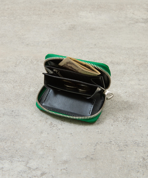 ITTI（イッチ）の「ITTI イッチ / CRISTY COIN CARD WLT コインカードシュリンクレザーウォレット ミニウォレット スマートウォレット 2つ折り革財布 / ITTI-WLT-012-21Q3-4（財布・メンズ・グリーン・FREE）」の17枚目の写真