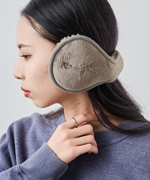 Champion（チャンピオン）の「【Champion】489-0015 ボアバックアーム（イヤーマフ・レディース・グレイッシュベージュ/カーキ/ブラック/グレー・FREE）」の3枚目の写真