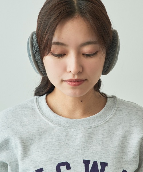Champion（チャンピオン）の「【Champion】489-0015 ボアバックアーム（イヤーマフ・レディース・グレイッシュベージュ/カーキ/ブラック/グレー・FREE）」の11枚目の写真