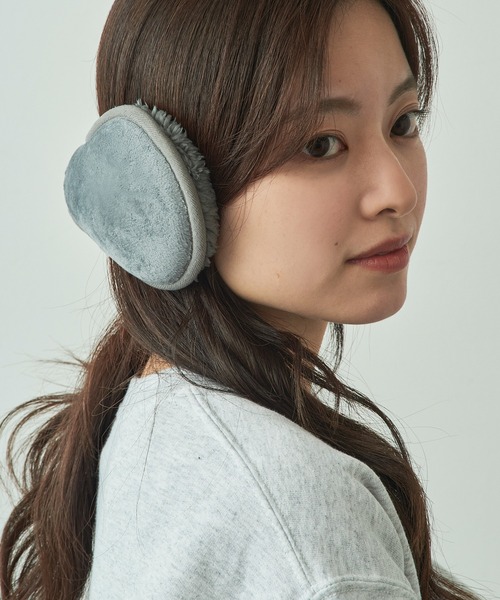 Champion（チャンピオン）の「【Champion】489-0015 ボアバックアーム（イヤーマフ・レディース・グレイッシュベージュ/カーキ/ブラック/グレー・FREE）」の12枚目の写真
