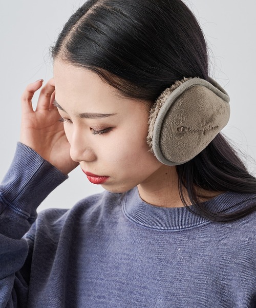 Champion（チャンピオン）の「【Champion】489-0015 ボアバックアーム（イヤーマフ・レディース・グレイッシュベージュ/カーキ/ブラック/グレー・FREE）」の14枚目の写真