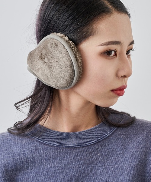 Champion（チャンピオン）の「【Champion】489-0015 ボアバックアーム（イヤーマフ・レディース・グレイッシュベージュ/カーキ/ブラック/グレー・FREE）」の15枚目の写真