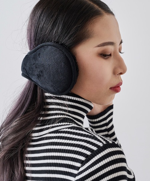 Champion（チャンピオン）の「【Champion】489-0015 ボアバックアーム（イヤーマフ・レディース・グレイッシュベージュ/カーキ/ブラック/グレー・FREE）」の19枚目の写真