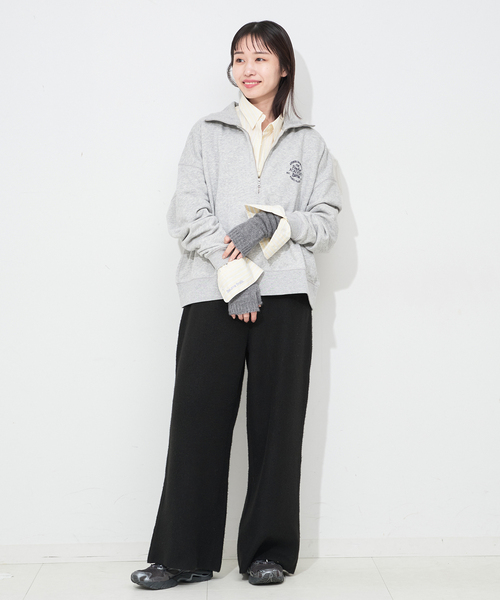 WILLIAM BRUNTON(ウィリアムブラントン)の「WILLIAM BRUNTON SLOBE別注 フィンガーレスグローブ WB-222-SLOBE(手袋・レディース・ブラウン/グレー/ブルー・FREE)」の8枚目の写真