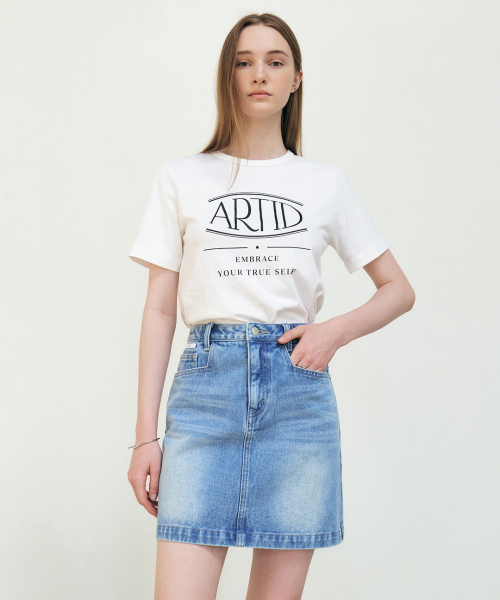 ARTID(アルティーダ)の「デニムミニスカート_LIGHT BLUE(スカート・レディース・スカイブルー・SMALL/MEDIUM)」の3枚目の写真