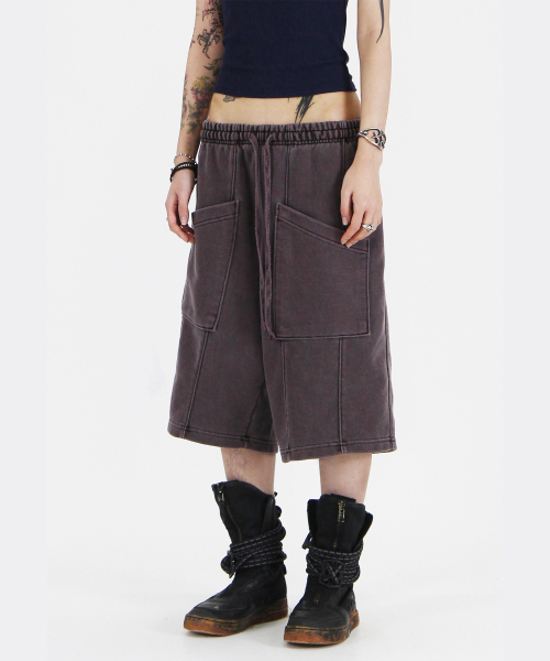 CRIGUN(クリガン)の「ポケットバミューダパンツピグメントPURPLE(その他パンツ・レディース・パープル・MEDIUM/LARGE/X-LARGE)」の11枚目の写真