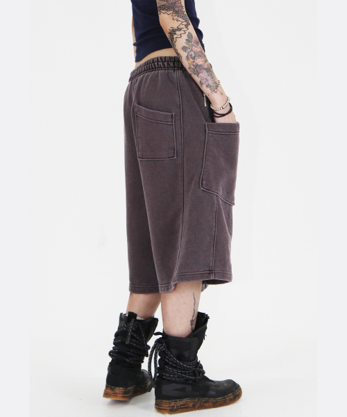 CRIGUN(クリガン)の「ポケットバミューダパンツピグメントPURPLE(その他パンツ・レディース・パープル・MEDIUM/LARGE/X-LARGE)」の10枚目の写真