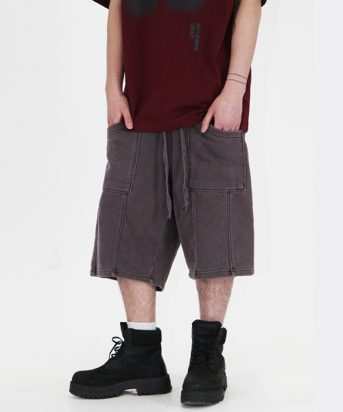 CRIGUN(クリガン)の「ポケットバミューダパンツピグメントPURPLE(その他パンツ・レディース・パープル・MEDIUM/LARGE/X-LARGE)」の8枚目の写真