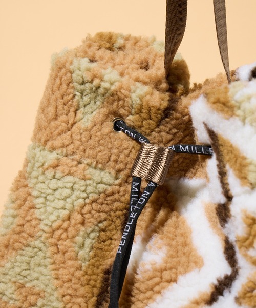 PENDLETON（ペンドルトン）の「【 PENDLETON / ペンドルトン 】ジャガードボア2WAYドローストリングポーチ（ショルダーバッグ・レディース・グレー/ベージュ・FREE）」の9枚目の写真