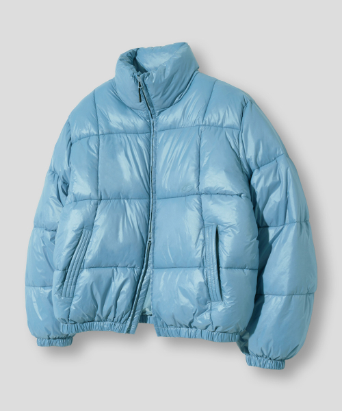 セール】グロッシーデュースパディング-スカイブルー（ダウン