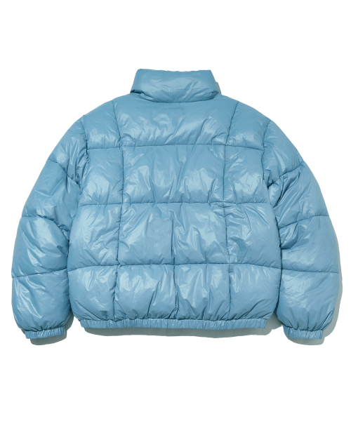 セール】グロッシーデュースパディング-スカイブルー（ダウン