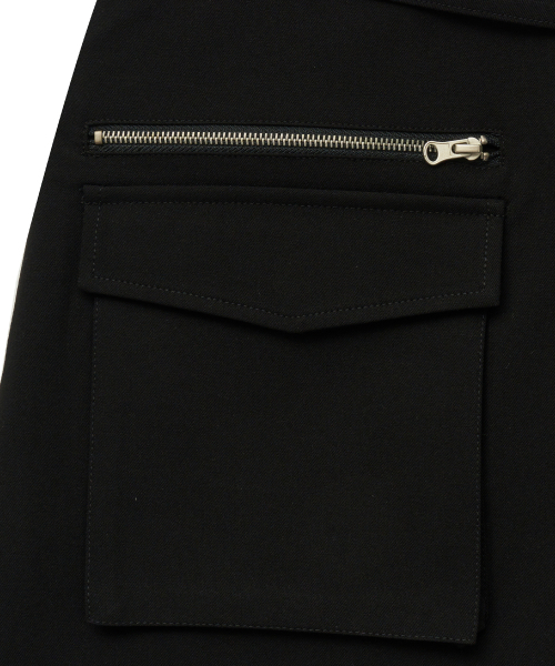 Midnight Move（ミッドナイトムーブ）の「zip skirt [black]（スカート・レディース・その他・SMALL/MEDIUM）」の2枚目の写真