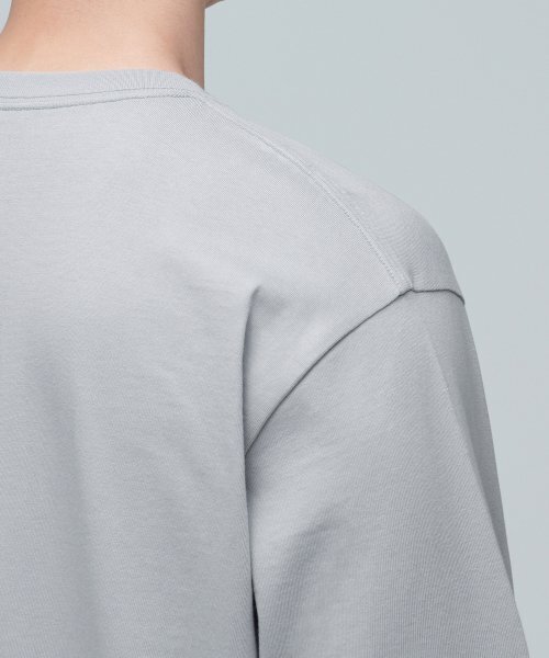 MUSINSA STANDARD（ムシンサスタンダード）の「レイヤードクルーネックTシャツ_通常丈 [ライトグレー]（Tシャツ/カットソー・メンズ・その他・SMALL/MEDIUM/LARGE/X-LARGE/X-SMALL）」の7枚目の写真