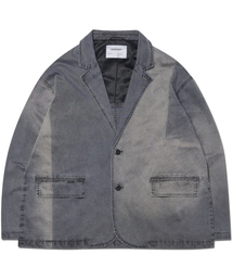 NOMANUAL（NOMANUAL）の「SUNFADED JACKET - WASHED BLACK（テーラードジャケット）」