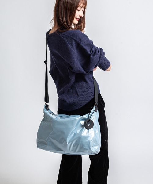 Jack Gomme(ジャックゴム)の「【JACK GOMME】ショルダーバッグ JOY(ショルダーバッグ・レディース・ブラック/インディゴブルー/モカ/アイボリー/シルバー/カーキ/シャンパン/ライトブルー/ベージュ・FREE)」の19枚目の写真