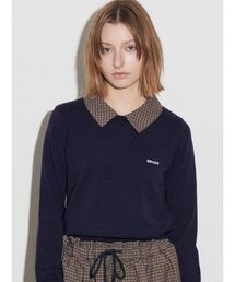 EMODA | レイヤードシャツニット(ニット/セーター)