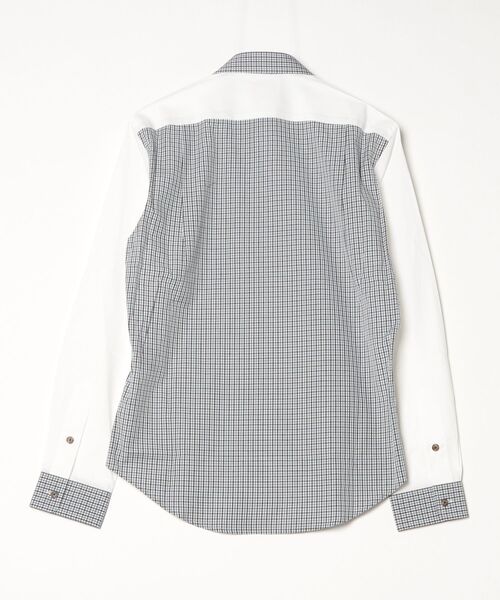 Vivienne Westwood MAN（ヴィヴィアンウエストウッドマン）の「DETAILED CHECK CLASSIC SHIRT（シャツ/ブラウス・メンズ・ブラック/ホワイト・XL/L/M/S）」の3枚目の写真