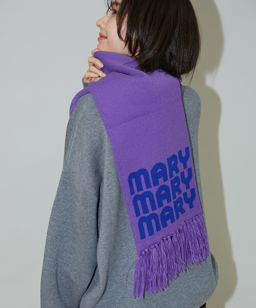 PUBLUX（パブリュクス）の「マリマリマリー×PUBLUX END CREDIT マフラー【限定展開】（マフラー・メンズ・パープル・ONE SIZE）」の12枚目の写真