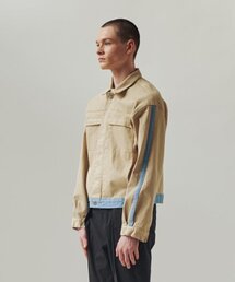 TRIP LE SENS（トリップ ル センス）の「DENIM BLOCK JACKET BEIGE（デニムジャケット）」