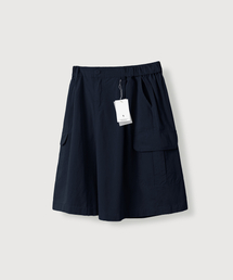 MOOD INSIDE（ムードインサイド）の「半バンディングワンタックコットンカーゴバミューダパンツ_Navy（その他パンツ）」
