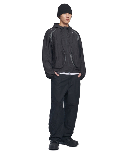 NOMANUAL(NOMANUAL)の「LIGHT SHIELD JACKET - WASHED BLACK(ナイロンジャケット・レディース・その他・LARGE/MEDIUM/SMALL)」の3枚目の写真