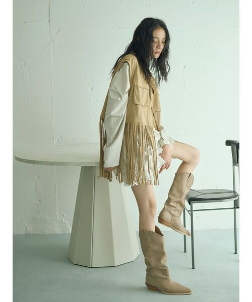 Ungrid（アングリッド）の「コットンレースパッチワークショートパンツ（その他パンツ・レディース・ブラック/オフホワイト・FREE）」の3枚目の写真