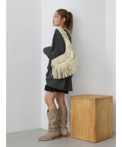 Ungrid（アングリッド）の「コットンレースパッチワークショートパンツ（その他パンツ・レディース・ブラック/オフホワイト・FREE）」の11枚目の写真