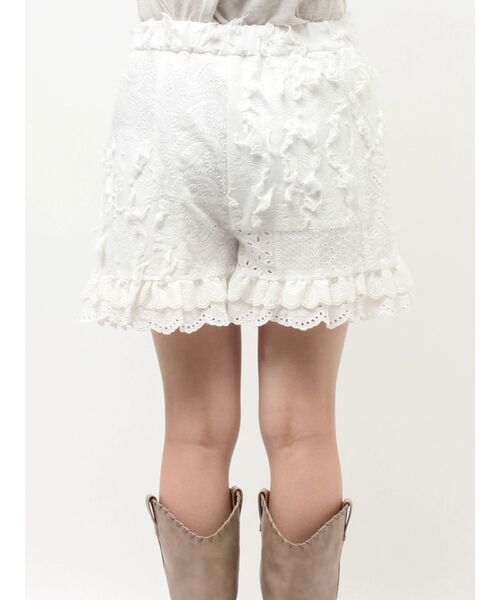 Ungrid（アングリッド）の「コットンレースパッチワークショートパンツ（その他パンツ・レディース・ブラック/オフホワイト・FREE）」の15枚目の写真