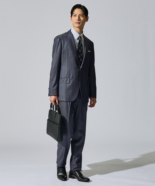 alfredoBANNISTER(アルフレッドバニスター)の「【A4対応 / 通勤鞄】シボレザー ブリーフケース / ビジネスバッグ(ビジネスバッグ・メンズ・ブラック・フリー)」の13枚目の写真