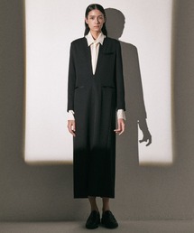 CINOH（チノ）の「BLACK FORMAL KEY NECK JACKET DRESS（ワンピース）」