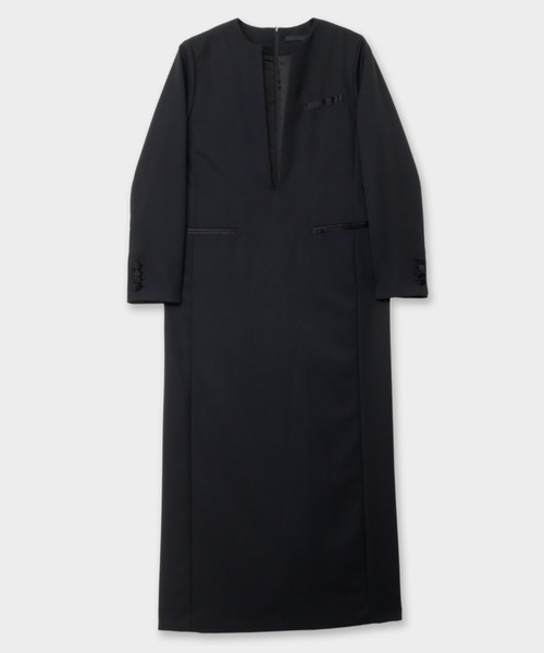 CINOH（チノ）の「BLACK FORMAL KEY NECK JACKET DRESS（ワンピース・レディース・ブラック・36/38）」の7枚目の写真