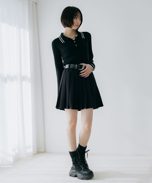 PAGEBOY（ページボーイ）の「イージケアプリーツショートパンツ（その他パンツ・レディース・ブラック/グレー・FREE）」の10枚目の写真