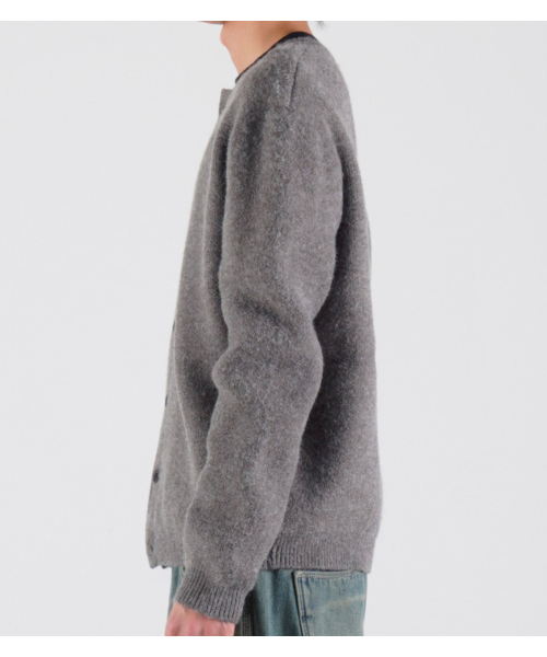 BUTTON SEOUL(ボタンソウル)の「ヘビー ニット ラウンド カーディガン (グレー)(カーディガン/ボレロ・メンズ・その他・MEDIUM/LARGE/X-LARGE)」の5枚目の写真