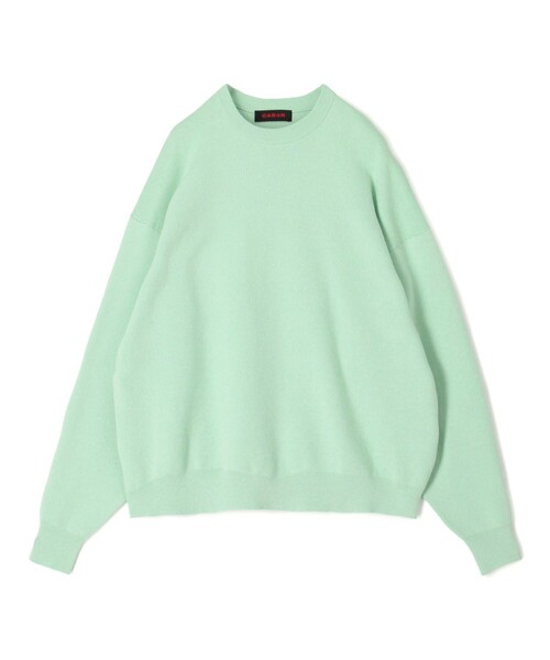 caban(キャバン)の「コットンカシミヤ クルーネックプルオーバー(ニット/セーター・メンズ・ボルドー/レッド/ライトグリーン/ダークオレンジ/ダークグリーン・S/M/L)」の3枚目の写真