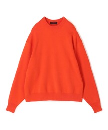 コットンカシミヤ クルーネックプルオーバー