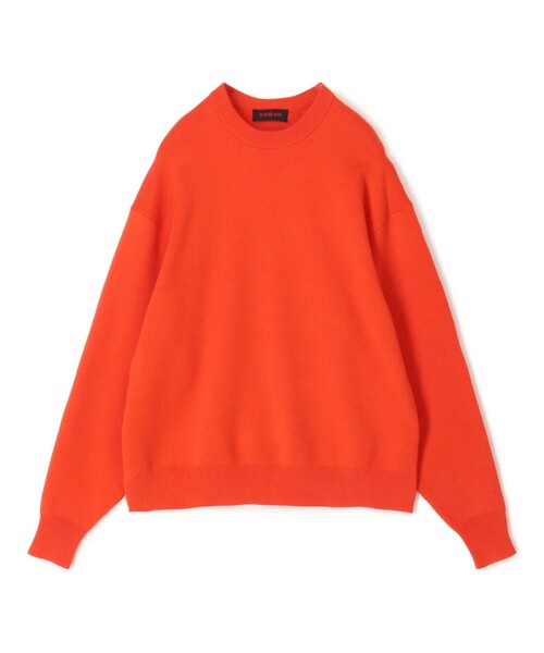 caban(キャバン)の「コットンカシミヤ クルーネックプルオーバー(ニット/セーター・メンズ・ボルドー/レッド/ライトグリーン/ダークオレンジ/ダークグリーン・S/M/L)」の5枚目の写真