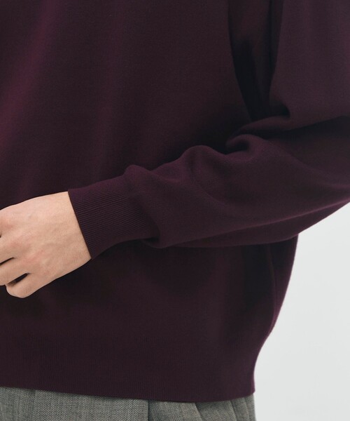 caban(キャバン)の「コットンカシミヤ クルーネックプルオーバー(ニット/セーター・メンズ・ボルドー/レッド/ライトグリーン/ダークオレンジ/ダークグリーン・S/M/L)」の19枚目の写真