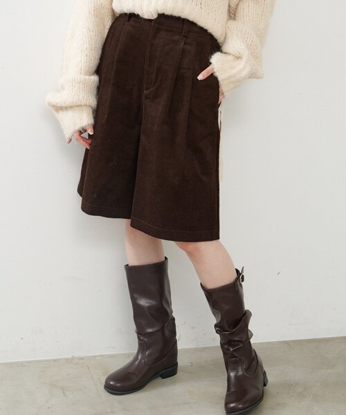 セール】【2サイズ展開】コーデュロイハーフパンツ（その他パンツ