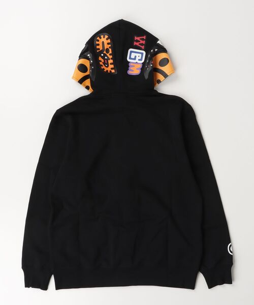 A BATHING APE(アベイシングエイプ)の「MILO SHARK ZIP HOODIE(パーカー・キッズ・グレー/ブラック・150/160)」の13枚目の写真
