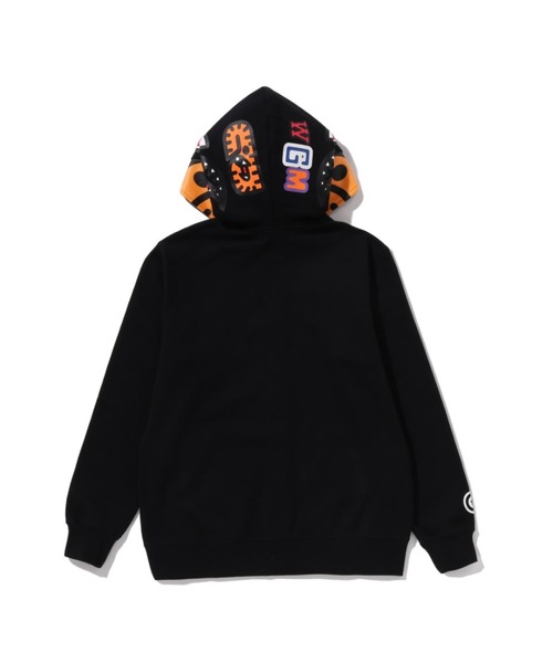 A BATHING APE(アベイシングエイプ)の「MILO SHARK ZIP HOODIE(パーカー・キッズ・グレー/ブラック・150/160)」の7枚目の写真