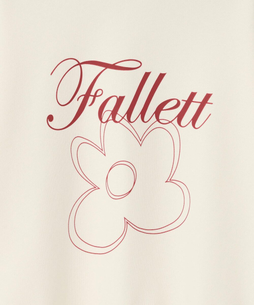 Fallett(ファレット)の「フラワードローイングスウェットアイボリー(スウェット・レディース・その他・SMALL/MEDIUM)」の4枚目の写真