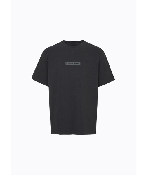LIMELIGHT APPAREL(ライムライトアパレル)の「アパレルピグメントボックスロゴTシャツ(ブラック/グレー)(Tシャツ/カットソー・メンズ・その他・SMALL/MEDIUM/X-LARGE/LARGE)」の2枚目の写真