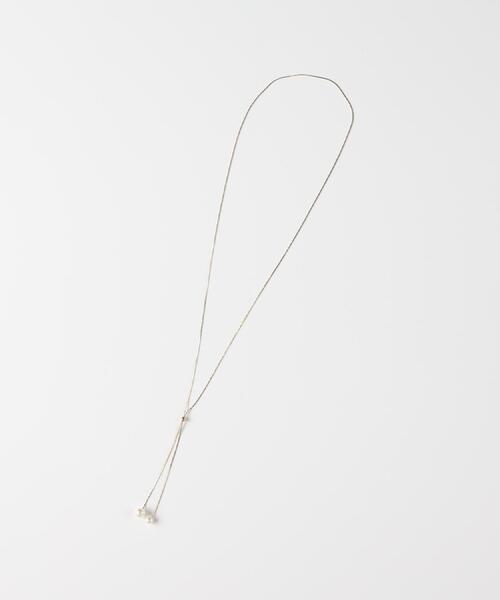 Right-on(ライトオン)の「Right-on Basic(ライトオンベーシック)【レディース】ロングタイネックレス(ネックレス・レディース・ゴールド/シルバー・ONE SIZE)」の9枚目の写真