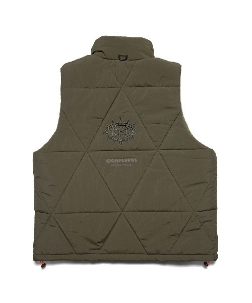 HAIGHT（ヘイト）の「ヘイト [HAIGHT] × グラインドロッジ [GRINDLODGE] - ベスト [DELTA QUILT VEST ft.GRINDLODGE HTGL-252001]（ダウンベスト・メンズ・パープル/ブラック・LARGE/MEDIUM/X-LARGE）」の19枚目の写真