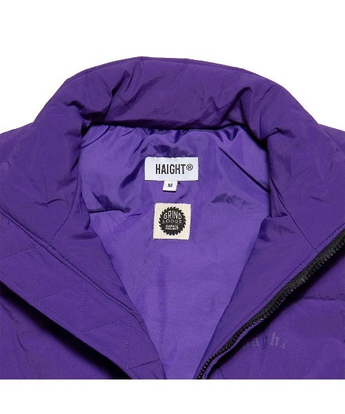 HAIGHT（ヘイト）の「ヘイト [HAIGHT] × グラインドロッジ [GRINDLODGE] - ベスト [DELTA QUILT VEST ft.GRINDLODGE HTGL-252001]（ダウンベスト・メンズ・パープル/ブラック・LARGE/MEDIUM/X-LARGE）」の12枚目の写真